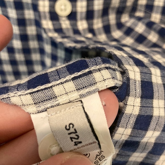 Jack Spade Blue Plaid Button Down Shirt - Picture 4 of 5